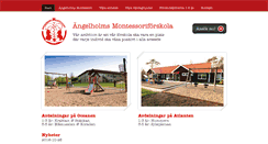 Desktop Screenshot of angelholmsmontessori.se